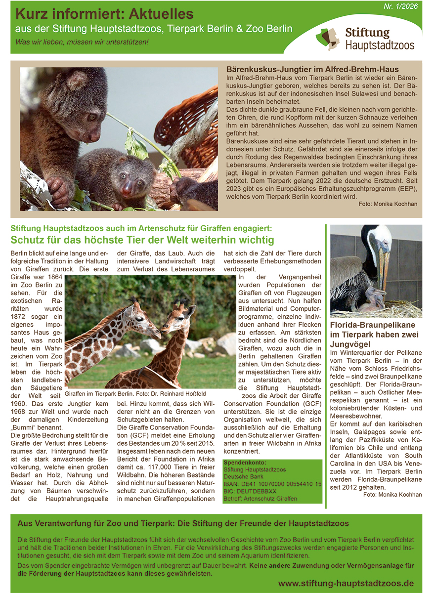 kurz informiert: Aktuelles 1 2026